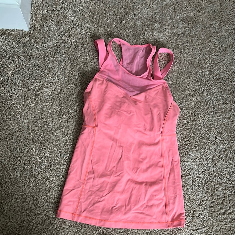 Fitted Pink lulemon Top